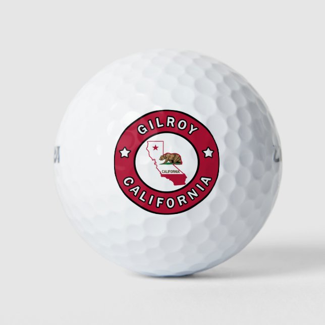 Balles De Golf Gilroy Californie (Devant)