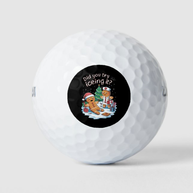 Balles De Golf Gingerbread Homme Cookie laide Sweat Oh Snap Xmas (Devant)