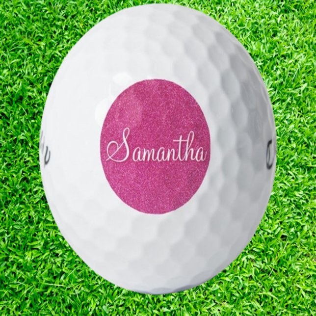 Balles De Golf Glam Pink Gifts (Discover fabulous glam gifts perfect for the golf gal in your life! )