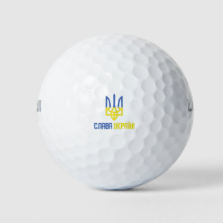 Balles De Golf Gloire à l'Ukraine (Slava Ukraini) dit ukrainien