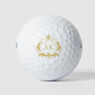 Balles De Golf Gold Luxury Crown