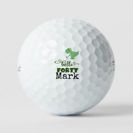 Balles De Golf Golf 40e Anniversaire Par tee trente party pour go