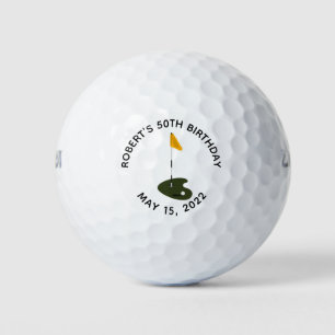 Balles De Golf Golf 50e fête d'anniversaire