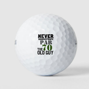 Balles De Golf Golf 70e anniversaire jamais sous estimé vieux