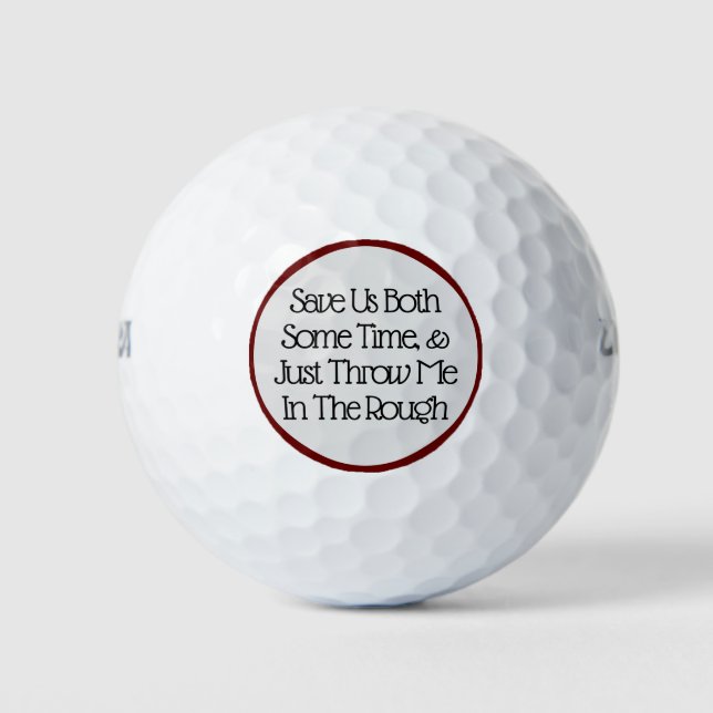 Balles De Golf Golf Ball Sarcasm (Devant)