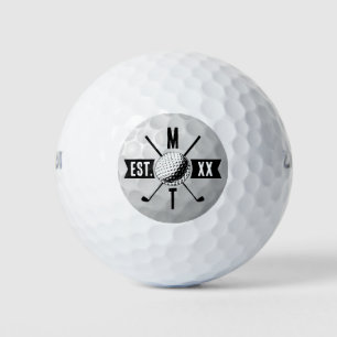 Balles De Golf Golf Ball Texture & Club Premier Monogramme