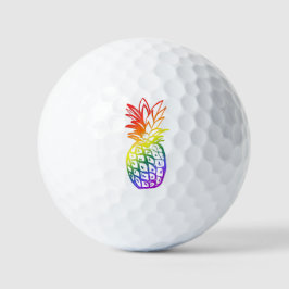 Balles De Golf Golf Balls arc-en-ciel ananas