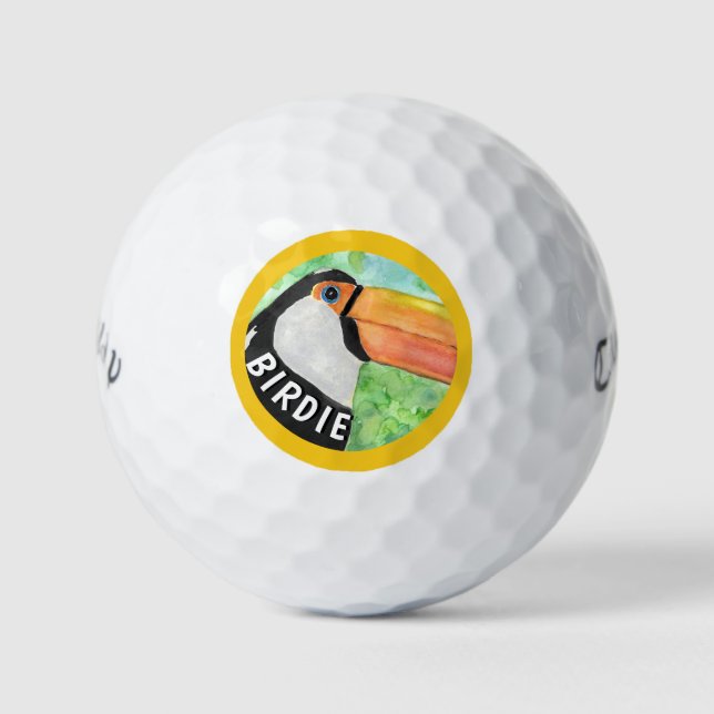 Balles De Golf Golf drôle de nouveauté Birdie (Devant)
