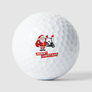 Balles De Golf Golf du Père Noël Joyeux Noël Golf Balls