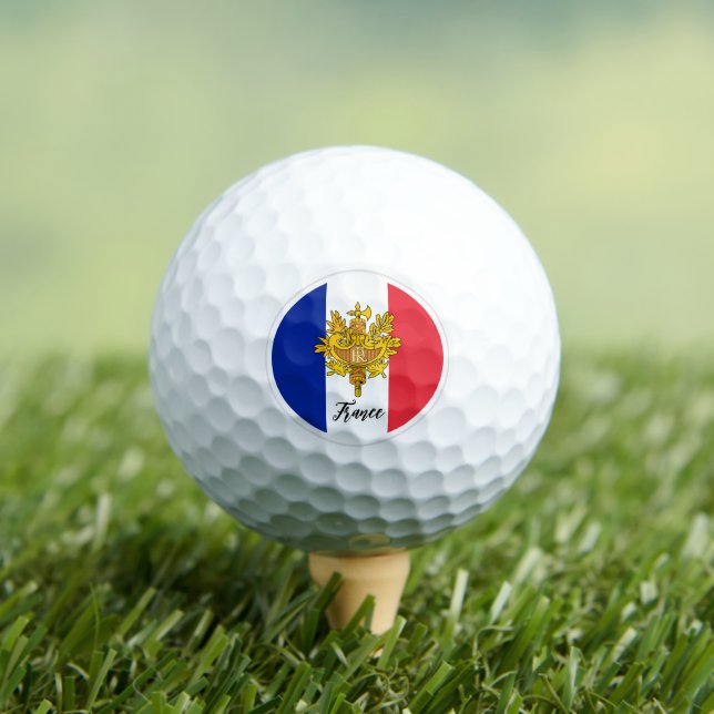 Balles De Golf Golf France & Drapeau Français / Golf Ball (T-shirt Insitu)