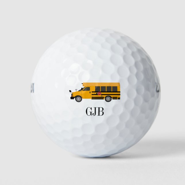 Balles De Golf Golf Golfer enseignant administrateur de l'école.  (Devant)