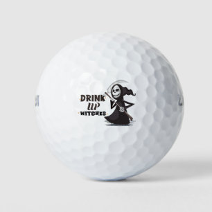 Balles De Golf Golf Halloween avec sorcière