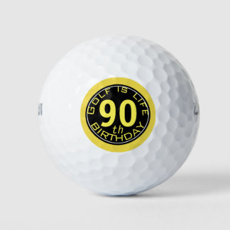 Balles De Golf Golf is Life personnalisable 90e anniversaire Golf