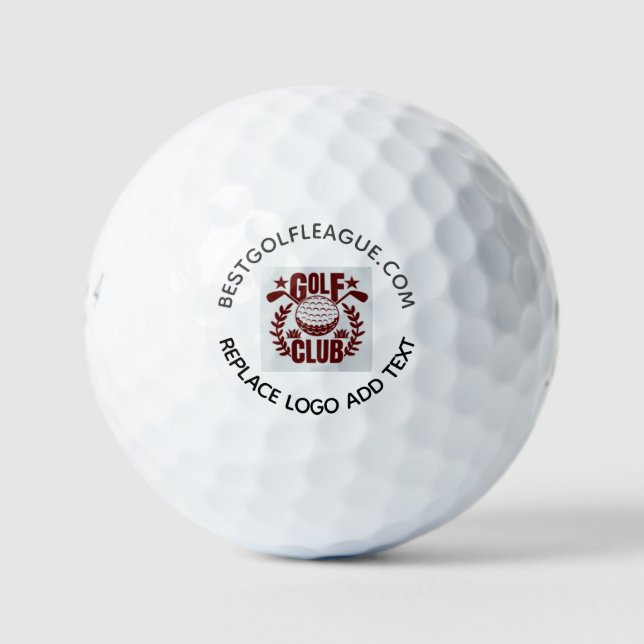 Balles De Golf Golf League Golf Club Website Logo (Devant)