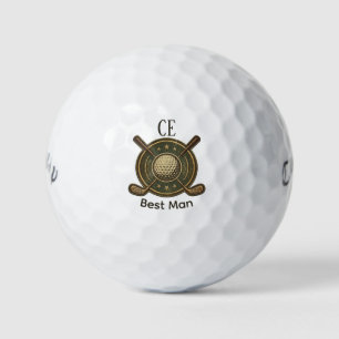 Balles De Golf Golf personnalisé pour le témoin de mariage