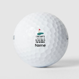 Balles De Golf Golf Retirement Golf Balls