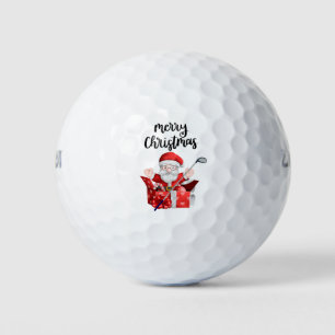 Balles De Golf Golf Santa Claus Joyeux Noël