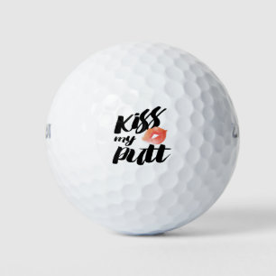 Balles De Golf Golfer Funny Kiss My Putt