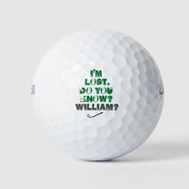 Balles De Golf Golfer Lost Ball Custom Wilson Ultra Golf Ball (Devant)