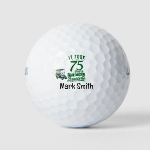 Balles De Golf Golfeur 75e anniversaire