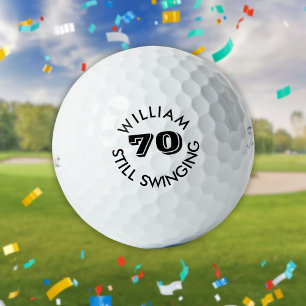 Balles De Golf Golfeur d'anniversaire personnalisé toujours en sw