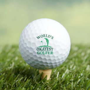 Balles De Golf Golfeur le plus Okayest du monde