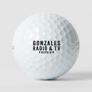 Balles De Golf Gonzales Radio et TV Réparation Golf Balls