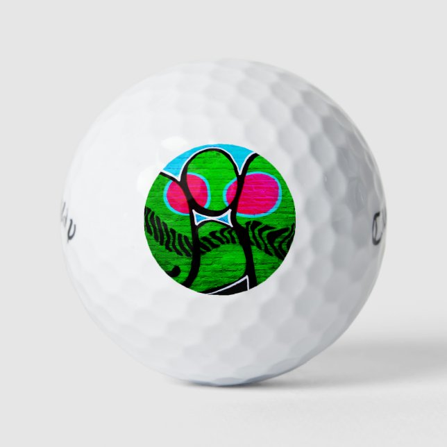 Balles De Golf Graffiti 12 cwb gbcna (Devant)