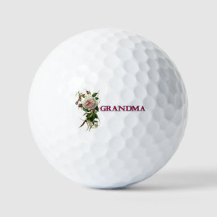 Balles De Golf Grand-mère Rose antique