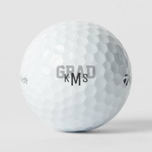 Balles De Golf Gras Police Monogramme Grad Titleist Pro V1 Golf