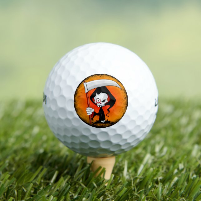 Balles De Golf Grave couche Cartoon Bouteille d'eau (T-shirt Insitu)