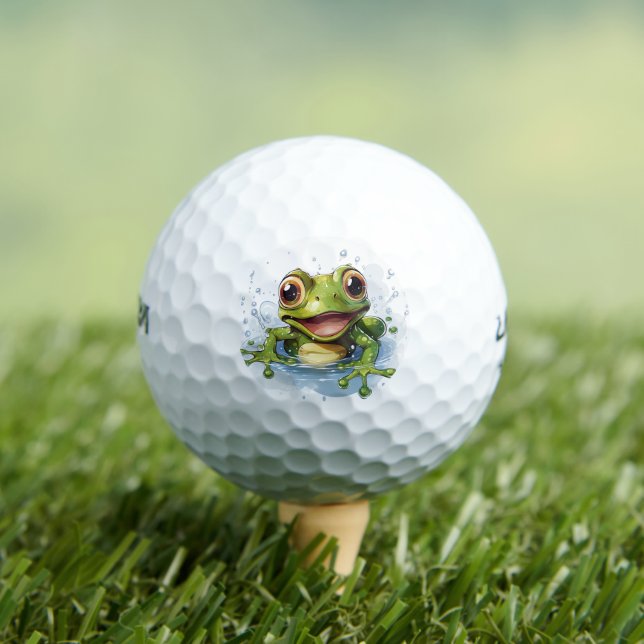 Balles De Golf Grenouille drôle (T-shirt Insitu)