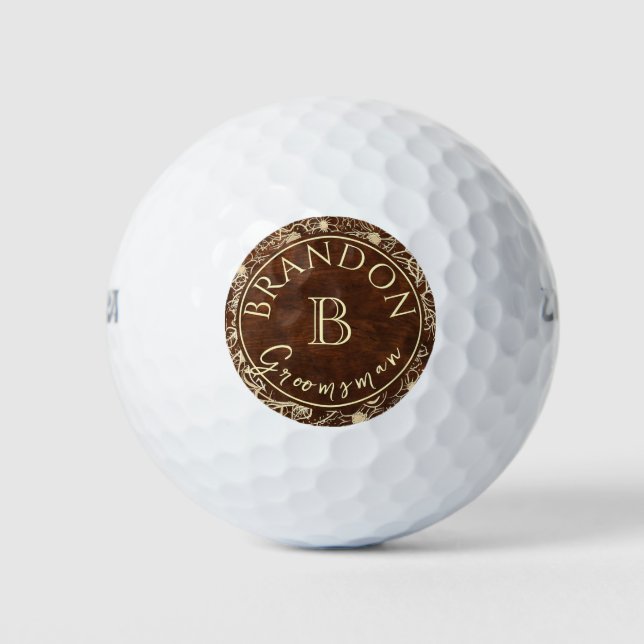 Balles De Golf Groomsman personnalisé (Devant)