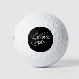 Balles De Golf Groomsmen Monogram Mariage