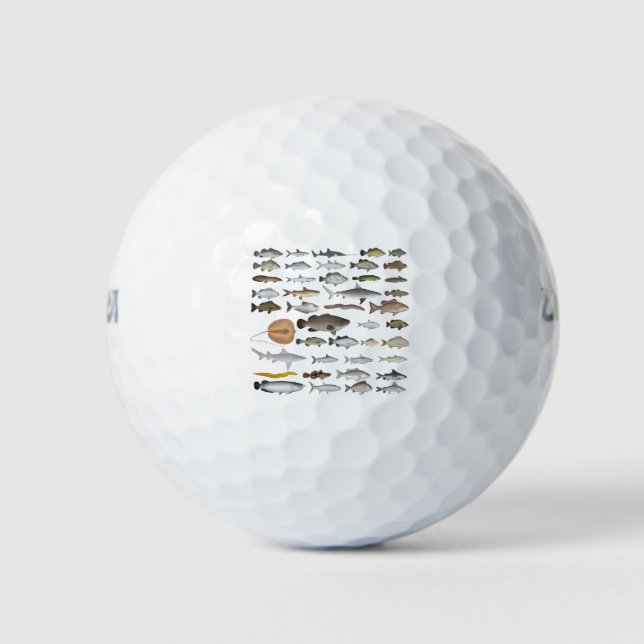 Balles De Golf Groupe de poissons d'eau douce Australie (Devant)