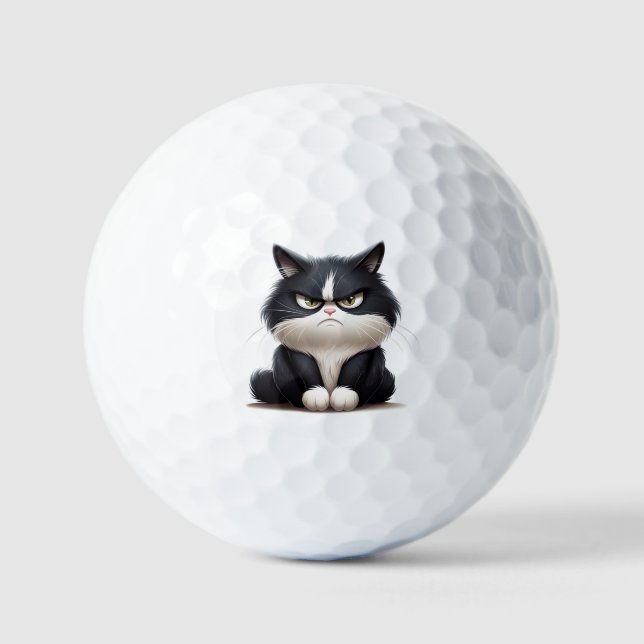 Balles De Golf Grumky cat (Recto)