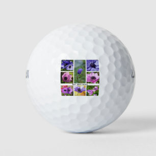 Balles De Golf Guérissez Bientôt Anémone Photographie Collage