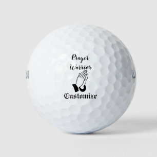 Balles De Golf Guerrier de prière prier Thunder_Cove