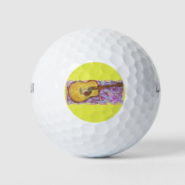 Balles De Golf Guitare acoustique (Devant)