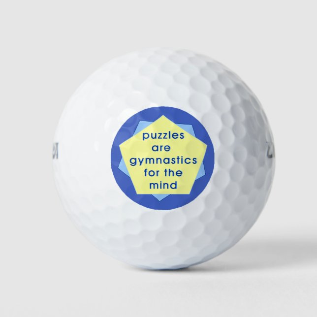 Balles De Golf Gymnastique mentale (Devant)