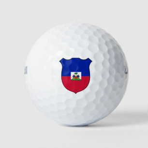 Balles De Golf Haïti Drapeau Grand Patriotique