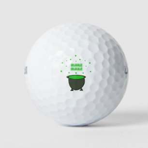 Balles De Golf Halloween Cauldron et Bubbling Green Brew