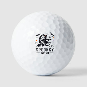 Balles De Golf Halloween Conception de sorcière Éffrayante - Vol 