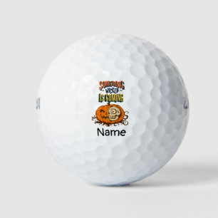 Balles De Golf Halloween de golf avec citrouille effrayant éffray