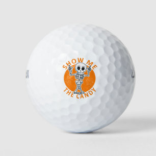 Balles De Golf Halloween Me Montrez-Moi Le Squelette Candy