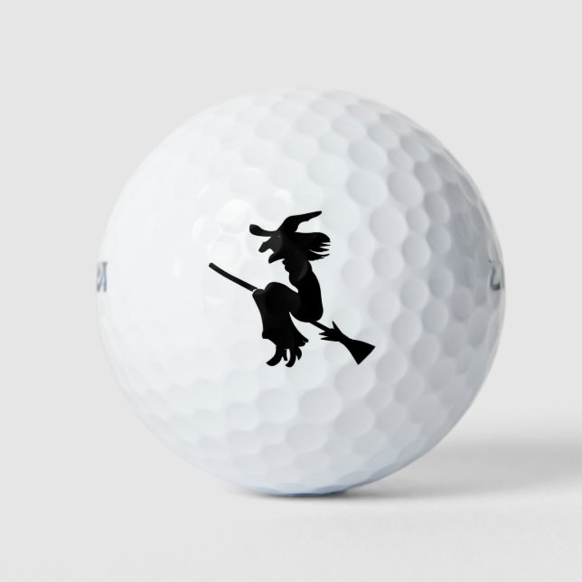 Balles De Golf Halloween Witch (Devant)