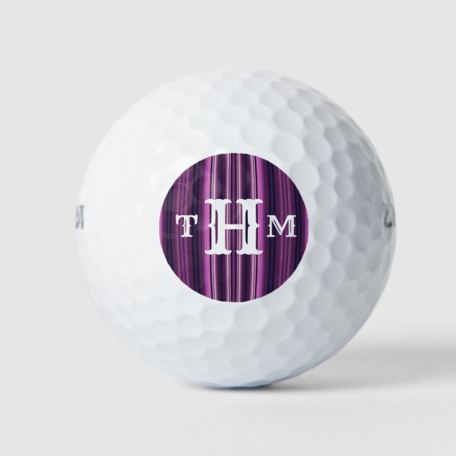 Balles De Golf HAMbWG - Boules de golf personnalisées - Améthyste (Devant)