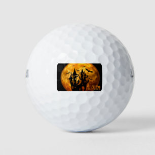 Balles De Golf Happy Halloween (Pleine lune)