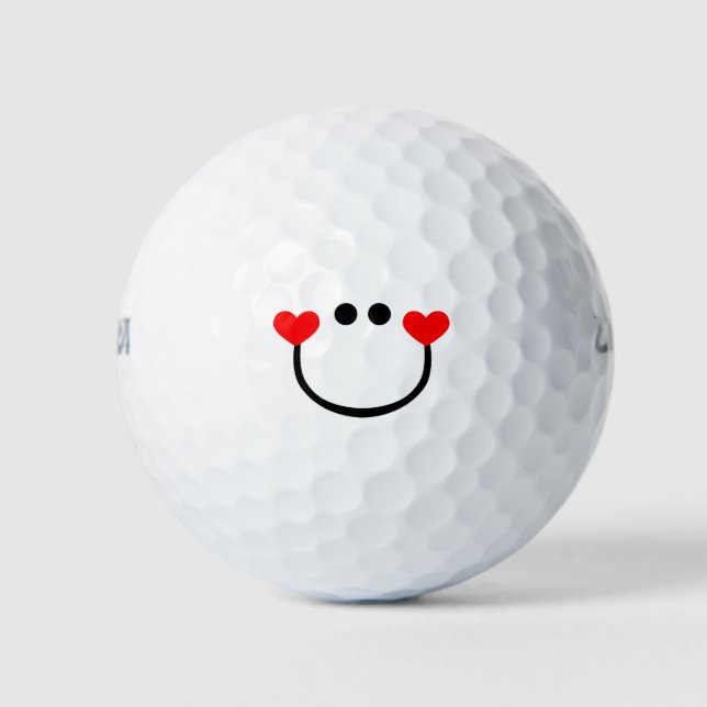 Balles De Golf Happy Love (Devant)