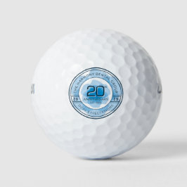 Balles De Golf Harmony Dental 20th Anniversary Golf Balls